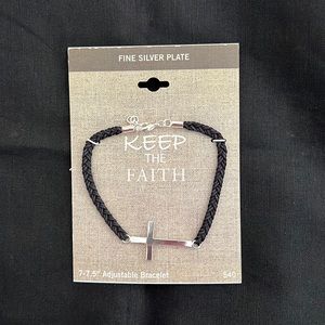 Silver plated bracelet